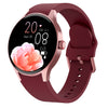 Bearscome Y80 Reloj inteligente Glucosa en sangre Llamada Bluetooth Presión arterial Ritmo cardíaco Monitoreo de oxígeno en sangre Reproducir música  - rosa profunda