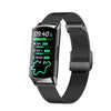 RELOJ INTELIGENTE BEARSCOME CON PANTALLA AMOLED DE ALTA GAMA, OXÍGENO EN SANGRE, PRESIÓN ARTERIAL, MONITOREO DEL SUEÑO Y MÁS DE 100 MODOS DEPORTIVOS - Black steel