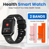 Reloj inteligente deportivo Bearscome CFDA RIG con ECG, monitorización del sueño, oxígeno en sangre y salud - RIG+ 2 extra bands