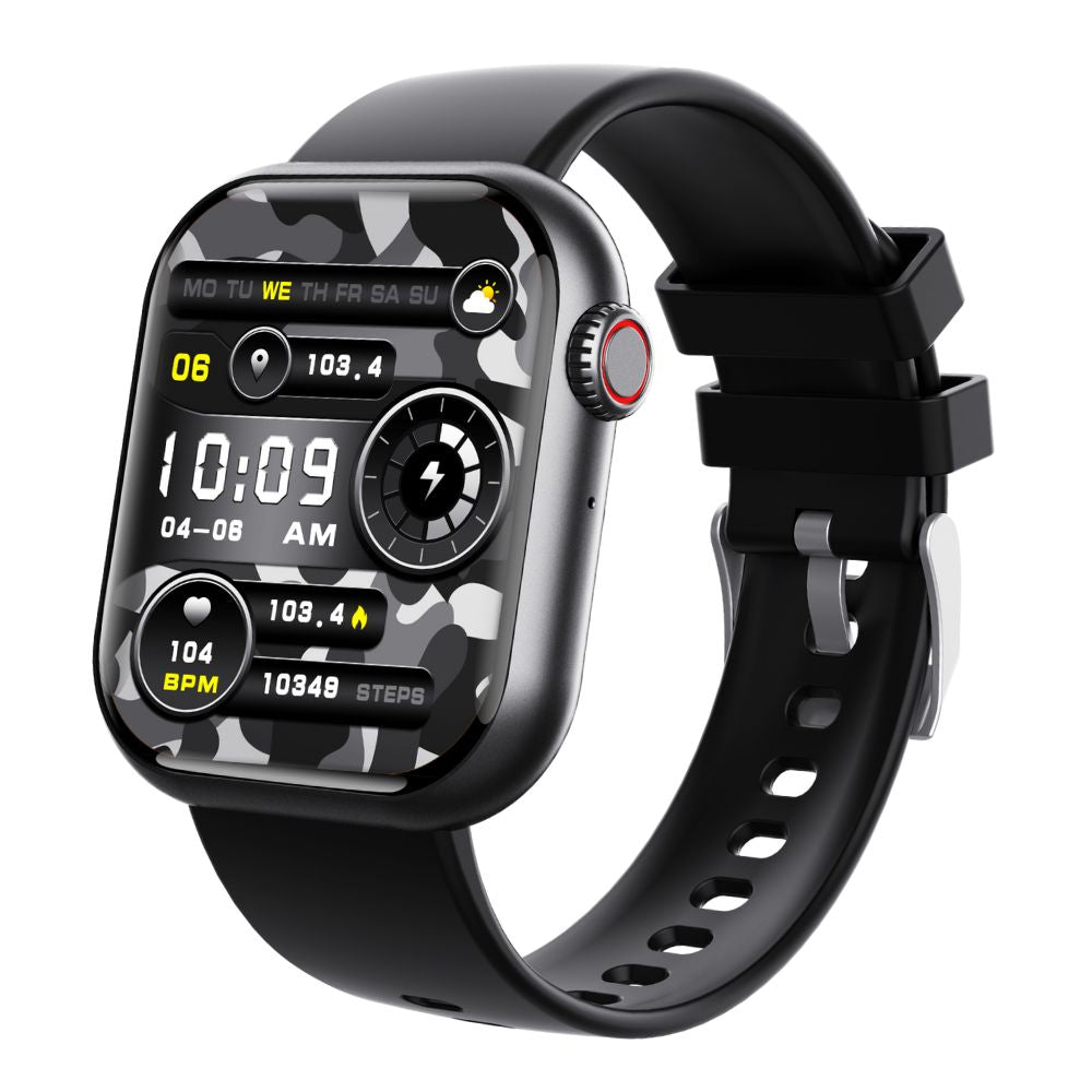 BEARSCOME 2024 Reloj inteligente deportivo con Bluetooth, control de la presión arterial y frecuencia cardíaca