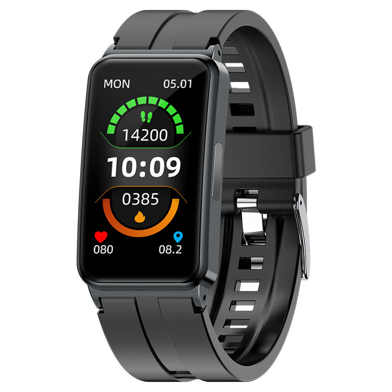 Reloj inteligente BEARSCOME BCEP01 con monitorización de ECG y frecuencia cardíaca, SpO2/sueño, música, resistente al agua, recepción de mensajes/llamadas, para mujeres