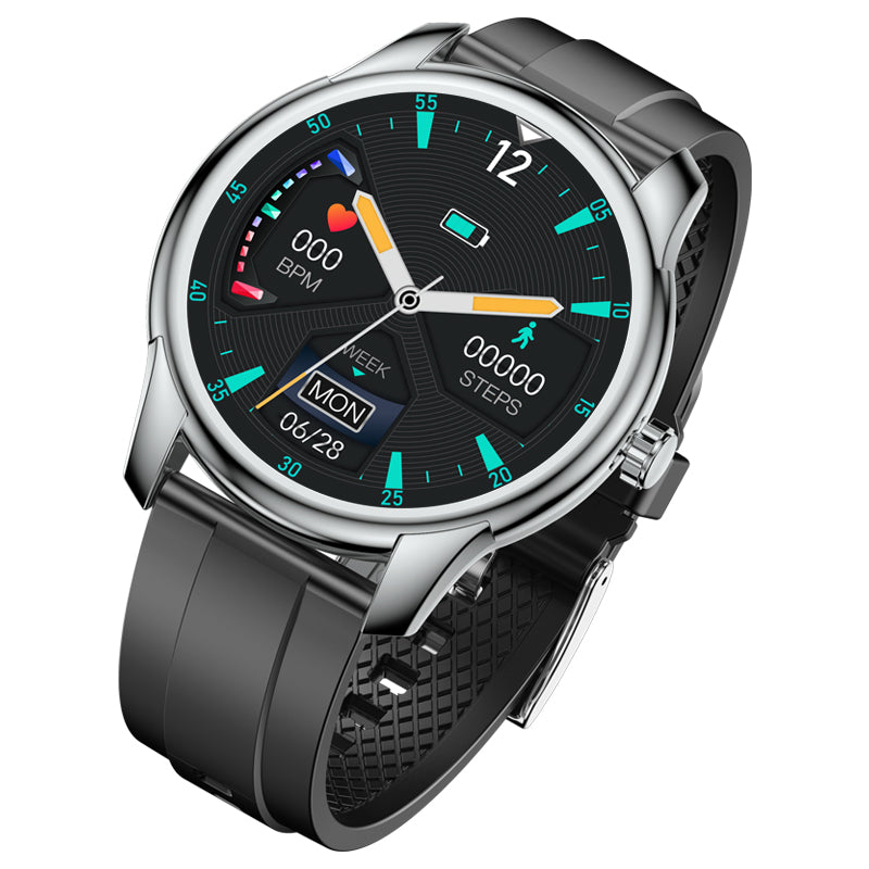 Reloj inteligente BEARSCOME con Bluetooth, control de la presión arterial y frecuencia cardíaca para 2024