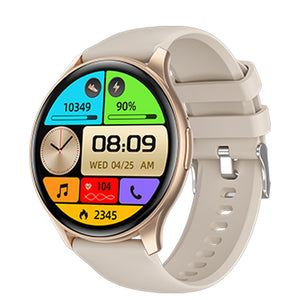 Reloj inteligente BEARSCOME BC Z1 con control del ritmo cardíaco, la glucosa y las llamadas por Bluetooth para hombres y mujeres