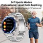 Reloj inteligente BEARSCOME Max 1 con control de la frecuencia cardíaca, glucosa en sangre, ECG/EKG y presión arterial, Bluetooth y conversación 