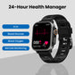 Reloj inteligente BEARSCOME VEE con llamadas Bluetooth, ECG/EKG, oxígeno en sangre, monitoreo del sueño y música 