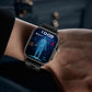 Reloj inteligente BEARSCOME VEE con llamadas Bluetooth, ECG/EKG, oxígeno en sangre, monitoreo del sueño y música 
