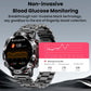 Reloj inteligente deportivo de alta gama Bearscome PRO 3 con control del nivel de azúcar en sangre, ECG/EKG y HD 