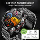 Reloj inteligente deportivo de alta gama Bearscome PRO 3 con control del nivel de azúcar en sangre, ECG/EKG y HD 