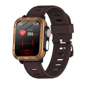 Reloj inteligente Bearscome ECG con control de glucosa en sangre para dormir y llamadas Bluetooth 2024 mejor