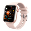 BEARSCOME 2024 Reloj inteligente deportivo con Bluetooth, control de la presión arterial y frecuencia cardíaca  - 108 Silicona dorada/rosa