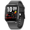 Reloj deportivo inteligente Bearscome HD ECG/EKG con control de glucosa en sangre para hombre y mujer - Negro