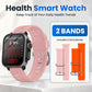 Reloj inteligente BEARSCOME VEE con llamadas Bluetooth, ECG/EKG, oxígeno en sangre, monitoreo del sueño y música 