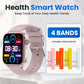 ECG de glucosa en sangre Bearscome Pro 6 Examen microfísico inteligente Monitorización del estrés Smartwatch 