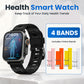 Reloj inteligente BEARSCOME VEE con llamadas Bluetooth, ECG/EKG, oxígeno en sangre, monitoreo del sueño y música 