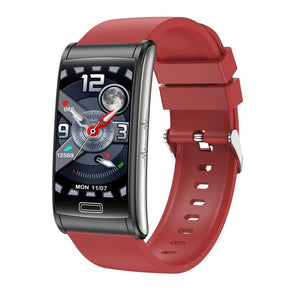 Pulsera inteligente BCBEARSCOME BCE600 con Bluetooth, ECG de 3 derivaciones, HRV, glucosa en sangre, presión arterial, oxígeno en sangre y detección del sueño