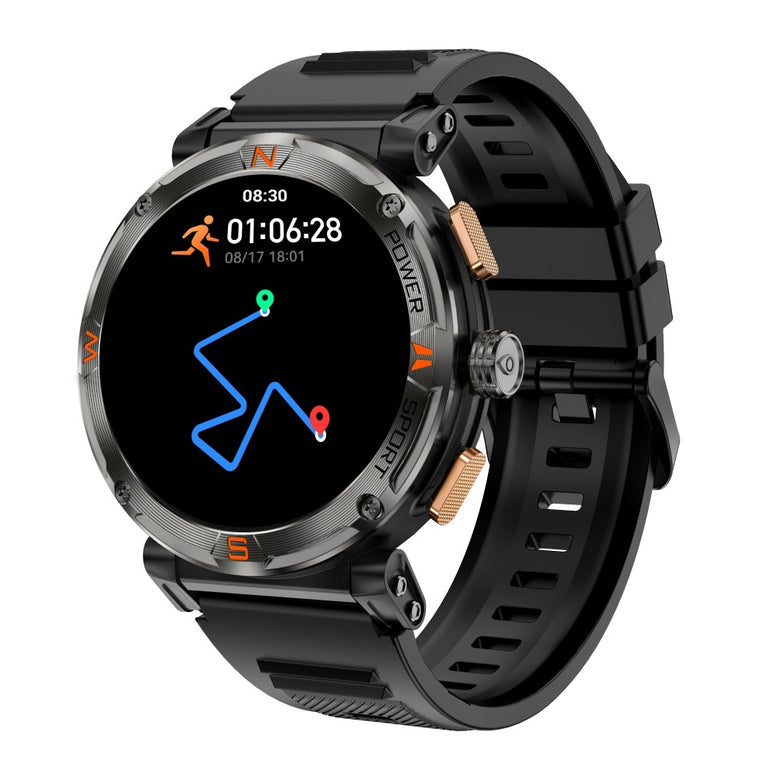 BRÚJULA GPS BEARSCOME MIX 1 PANTALLA AMOLED DE 1,43'' RESISTENTE AL AGUA 3 ATM OXÍGENO EN SANGRE PRESIÓN ARTERIAL MONITOREO DEL SUEÑO MÁS DE 100 MODOS DEPORTIVOS RELOJ INTELIGENTE 