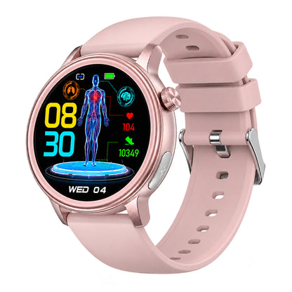 BEARSCOME PRO 7 ECG de azúcar en sangre, 30 segundos, microexamen inteligente, monitoreo de oxígeno en sangre, reloj inteligente de salud 