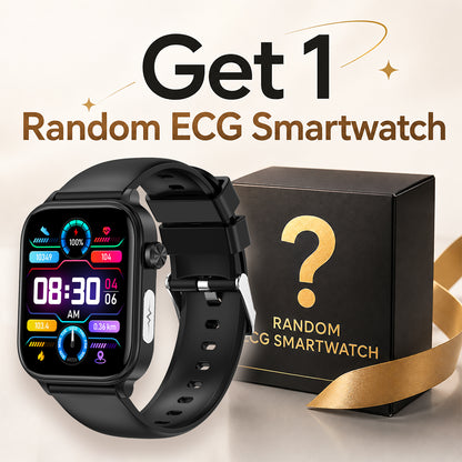 ECG de glucosa en sangre Bearscome Pro 6 Examen microfísico inteligente Monitorización del estrés Smartwatch 