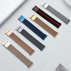 Correa de reloj milanesa Correa de malla de acero inoxidable 20/22 mm