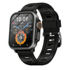 Reloj inteligente deportivo resistente BEARSCOME VEE PRO para monitorización de la composición corporal, ECG, azúcar en sangre, presión arterial y frecuencia cardíaca  - VEE Silicona negra