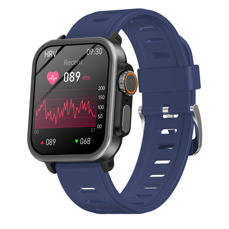 Reloj inteligente BEARSCOME VEE con llamadas Bluetooth, ECG/EKG, oxígeno en sangre, monitoreo del sueño y música 