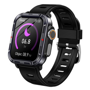 Reloj inteligente deportivo resistente BEARSCOME VEE PRO para monitorización de la composición corporal, ECG, azúcar en sangre, presión arterial y frecuencia cardíaca