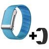 Bearscome ECG blood glucose blood oxygen Uric acid cholesterol monitoring Smart Bracelet Long Battery Life - Glacier Blue+ An extra random color watch strap