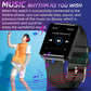 BEARSCOME BCKS01 Smartwatch NFC Glucosa en sangre Frecuencia cardíaca Presión arterial Bluetooth Reloj deportivo inteligente 