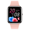 BEARSCOME BCY9Pro, azúcar en sangre, presión arterial, frecuencia cardíaca, control de oxígeno en sangre, Bluetooth, hablar, reproducir música, salud, reloj inteligente resistente al agua - rosa femenino