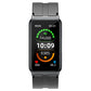 Reloj inteligente BEARSCOME BCEP01 con monitorización de ECG y frecuencia cardíaca, SpO2/sueño, música, resistente al agua, recepción de mensajes/llamadas, para mujeres 