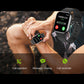 BEARSCOME Presión arterial Oxígeno en sangre Monitoreo de azúcar en sangre Bluetooth Hablar Reproducir música Salud Reloj inteligente a prueba de agua 