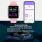 BEARSCOME Presión arterial Oxígeno en sangre Monitoreo de azúcar en sangre Bluetooth Hablar Reproducir música Salud Reloj inteligente a prueba de agua 