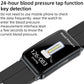 Reloj inteligente BEARSCOME BCEP01 con monitorización de ECG y frecuencia cardíaca, SpO2/sueño, música, resistente al agua, recepción de mensajes/llamadas, para mujeres 