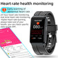 Reloj inteligente BEARSCOME BCEP01 con monitorización de ECG y frecuencia cardíaca, SpO2/sueño, música, resistente al agua, recepción de mensajes/llamadas, para mujeres 